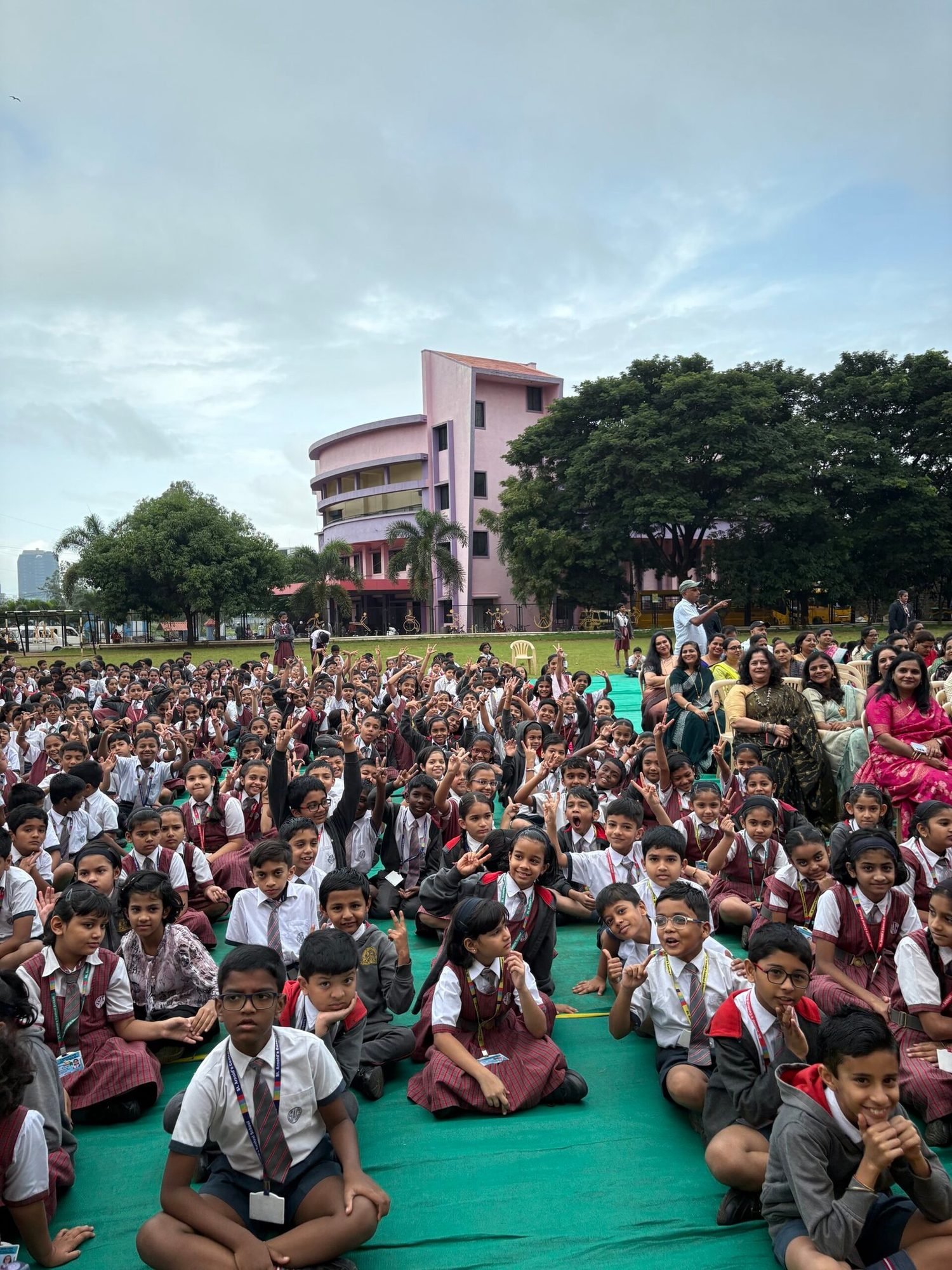 School Grounds Gathering — Events at St. Arnold's Central School
